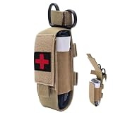 Custodia per tornello, portatile, impermeabile, resistente per sopravvivenza, con da trauma e strumenti di sopravvivenza, per uso in campeggio, trekking, viaggi, zaino e scialle