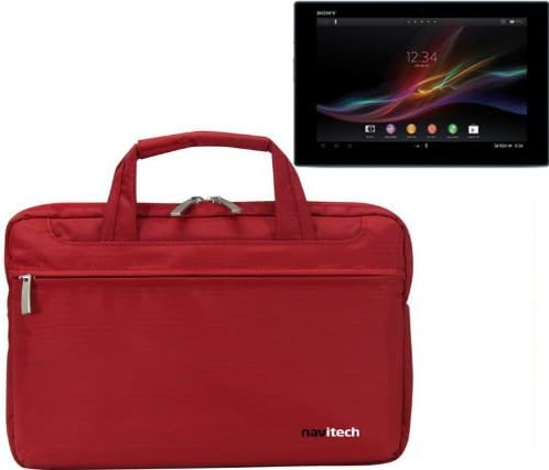 Navitech Red Ruby Laptop/Notebook/Ultrabook Case Cover Bag Compatible With Sony Xperia Tablet Z