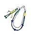 [PANGBOER] Trendy PU Rope Hanging Pendant Metal Chain for Bags and Clothing Jeans Style Decoration 2025 Fashion Bags, K68998 Horizo Green