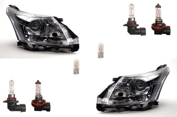 Johns, Scheinwerfer Halogen passend für Toyota Avensis T27 09-11 Leuchtmittel Set Li Re