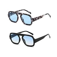 Clear Blue+leopard Blue