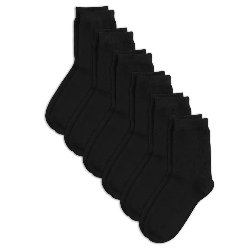 Generic Calcetines Escolares Cortos de Deporte para Niños Niñas Infantiles, Calcetines de Algodón Uniforme Unisex Pack de 6 Pares