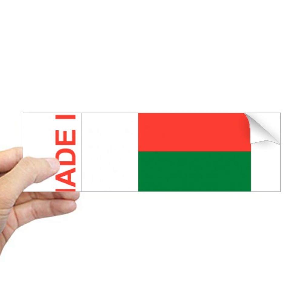 Autocollant pour carnet motif campagne et amour fabriqué à Madagascar avec soin