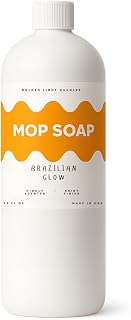 Mop Soap – Highly Scented Luxury Floor Cleaner Concentrate – Brazilian Glow Scent, Leaves Floors Shiny Without Residue – Multi-Surface Floor Mopping Solution, Made in USA, 32 oz