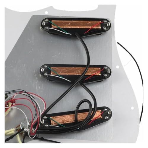 Pickguard double bobine pré-câblé avec câblage multifonction intégré - 4