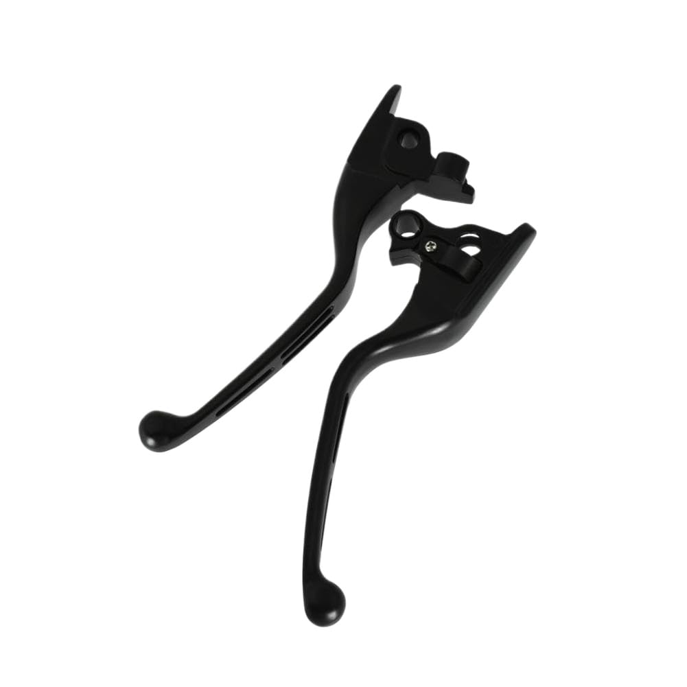 HDPUYWJN Motorbike Brake Clutch Lever Black Compatible with Harley-Davidson Touring Street Electra FLHT FLHX FLTR 2008-2013 Road King FLHR 2008-2016(Black Brake Lever)