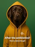 Dr. Flex Probiotika Hund Komplex 110 vegane Kapseln Hochdosiert zur Verdauungsunterstützung und Darmflora Aufbau mit Lactobacillus Acidophilus Lipase Cellulase Protease für Senioren Sensible Hunde