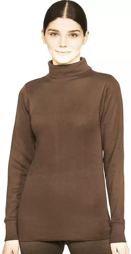 balfazaar HIGH Neck Women Thermal Inner WEAR Cotton Blend Multilayered Fabric-picture-40