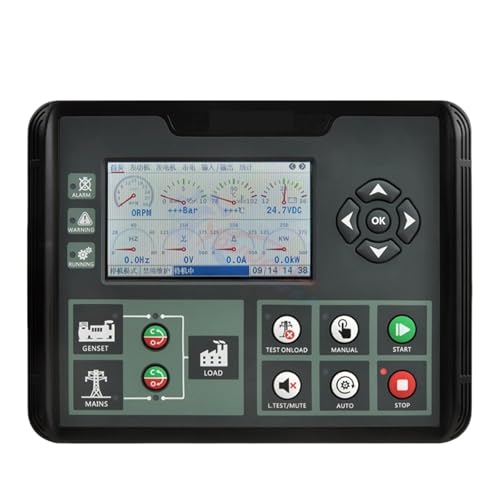 Monitor y control de arranque con el módulo DC62D MK2 para gestión de grupos electrógenos