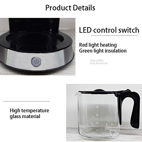Cafetera de Goteo con capacidad 1.2 L y sistema semi automática miniatura 4
