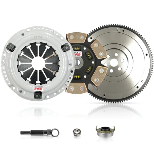 CMP Stage 3 Race Clutch Kit with Flywheel for Honda 1992-2005 Civic 1993-1995 Civic Del Sol 1.5L, 1.6L 1.7L D15 D16 D17