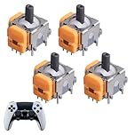 Hall Effect Joystick for PS5 Controller, 4 Pcs Anti Stick Drift 3D Analog Sensor Joystick Compatible with Play Station 5 PS5 Controller, Repair Kit for Ps5 Joystick Replacement