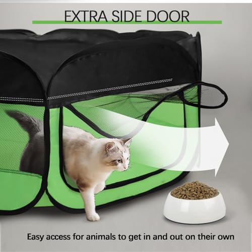 UWE Cercadinho de animais pequenos, cercadinho de gatinho respirável à prova d'água, cercadinho de