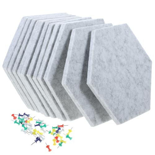 Affichage de bureau tapis insonorisation tableau mural feutre hexagonal - 2