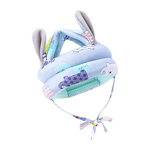 Casco de seguridad para bebé, sin golpes, con cojín de seguridad para la cabeza, gorra protectora ajustable, sombrero de protección para niños para