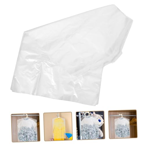 60pcs Garment Bags for Hanging Plastic Dry Cleaning Bags Boys and Girls Suit Cover Storage Clothing4
