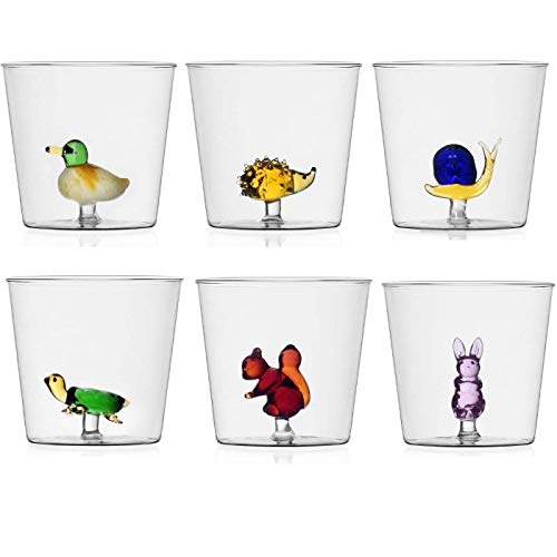 Ichendorf Lot de 6 verres à eau décorés animaux agricoles Cover