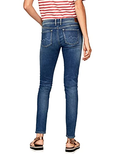 Pepe Jeans Damen Soho Skinny Jeans, Blau (Denim-Z63), 25W / 28L – Ansicht 2