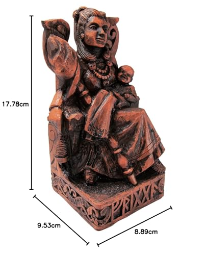 Dryad Design Estátua da Deusa Nórdica Frigga - Figura Pagã Viking Decoração de Casa (Acabamento em M
