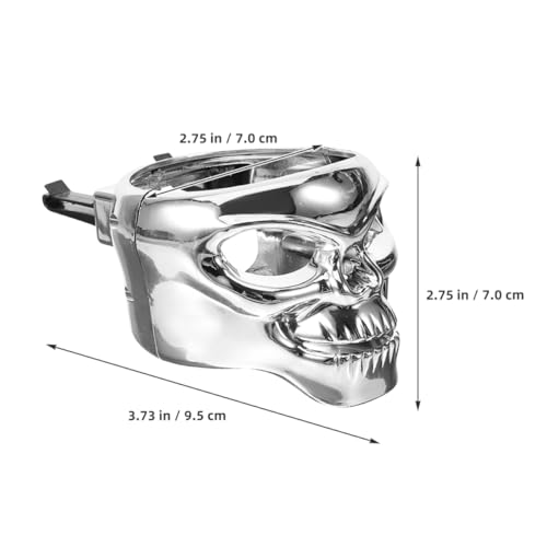 Portavasos para carro forma calavera multifuncional miniatura 2