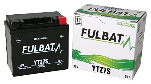 Batería FULBAT SLA YTZ7S 12V 6Ah 130A Largo: 113 x Ancho: 70 x Alto 105 (mm)