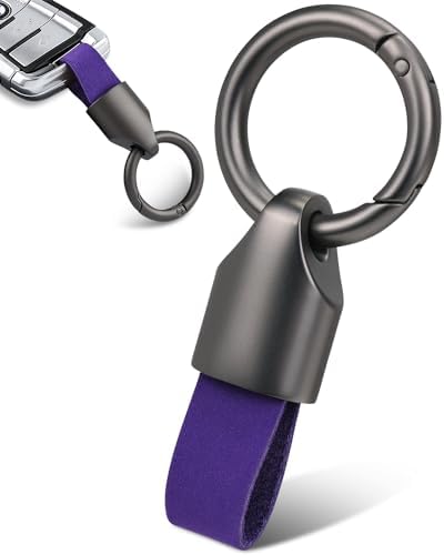 Car Key Chain Ring Clip, Small Key Fob Accessory with Keyrings Zinc Alloy Buckle