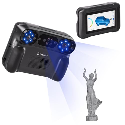 Creality Sermoon P1 Precision 3D Scanner, All-in-One Standalone System with Built-in Computing, Up to 0.02mm Accuracy, Blue Laser and NIR Structured Light, Wireless and Wired Scanning, Windows macOS