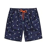 trajes formales hombre joven Los pantalones cortos de palmera casual para hombre tienen un diseño de ajuste delgado, el pantalón corto es de longitud media y por encima de tu rodilla, mostrará tu encantadora figura y alta calidad al mismo tiempo.