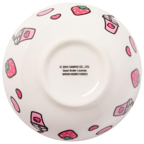 Image of Silver Buffalo Sanrio Hello Kitty and Friends My Melody 3 Piece Boxed Ceramic Sushi Set, Includes Chopsticks, Plate, and Dipping Sauce Dish