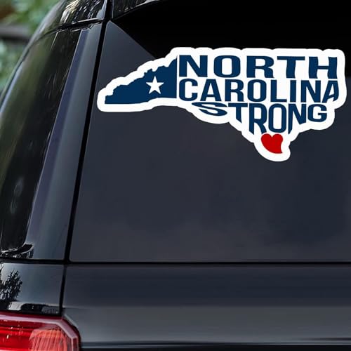 North Carolina Strong Kiss-Cut Sticker Pray for Carolina Sticker, Appalachian Strong Sticker Hurricane Helene Sticker Hurricane Milton Sticker