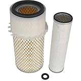 EZROAD Inner Outer Air Filter Kit 1043327M91 1043326M91 Compatible with Massey Ferguson 20C 230 235
