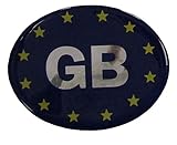 XtremeAuto® European Travelling Sticker Badge For Car/Motorbike/Caravan 55 x 70mm (GB) - Image 1