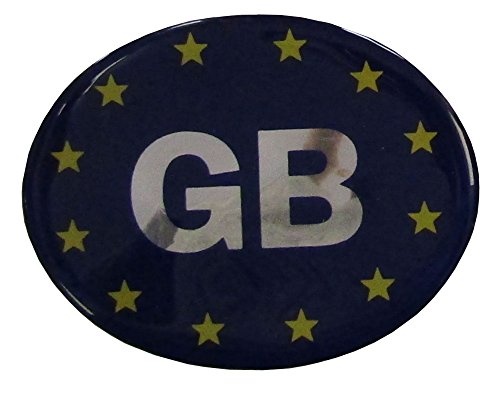 XtremeAuto® European Travelling Sticker Badge For Car/Motorbike/Caravan 55 x 70mm (GB)