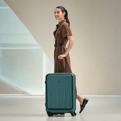 Image of WENGER, Amplix, Hardside Suitcase, Swiss Designed, Travel Luggage Bag for Business & Leisure