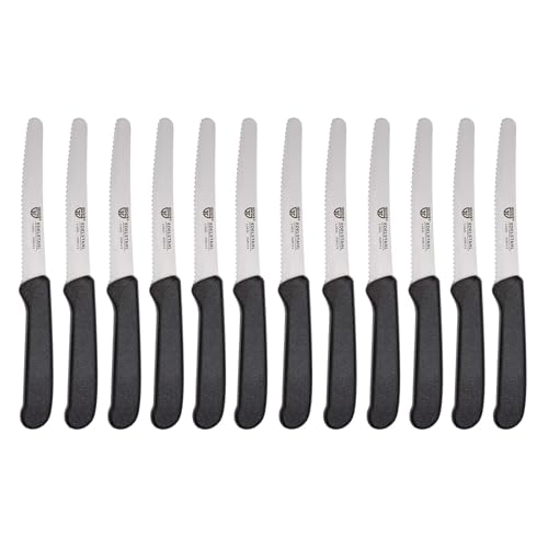 GRÄWE Tafelmesser 12 Stück, Messerset zum Schneiden, 12er Pack...