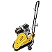 Stark USA 7.0HP 5000VPM 5500MAX Gas Vibration Compaction Force 20 x 14 inch Plate Compactor Tamper Concrete w/Built-in Wheel