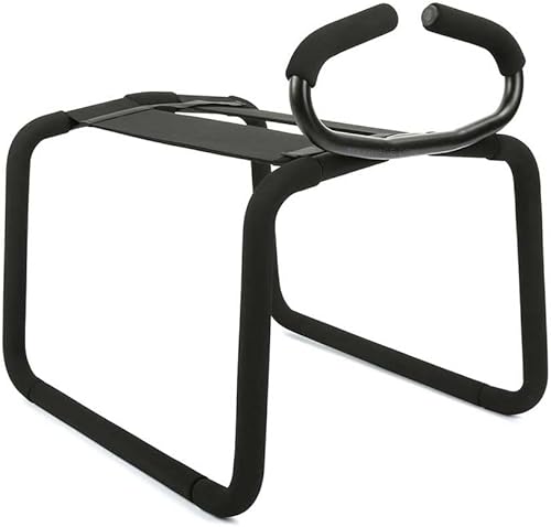 Forodo Silla plegable ajustable de asistencia de posición portátil, para parejas, muebles elásticos para dormitorio, baño, peso de oso de hasta 300