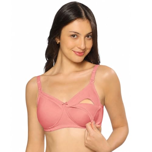 Image of MomToBe Women's Cotton Full Cup Non-Padded Feeding Bra /Nursing Bra /Maternity Bra