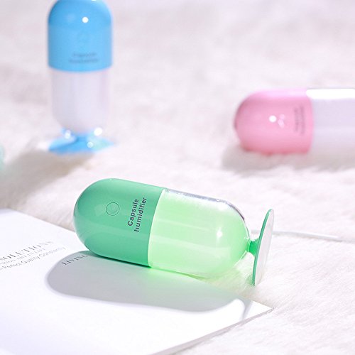 Bazahy 110ml USB Capsule Home Aroma Humidifier Air Diffuser Purifier Atomizer Humidifiers