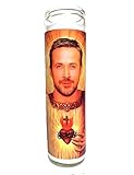 Ryan Gosling Celebrity Parody Devotional Prayer Saint Candle