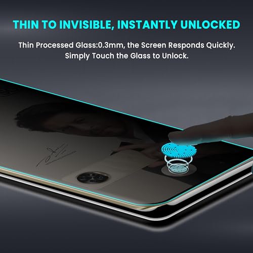 Image of FIRST MART Military-Grade Privacy Tempered Glass for Realme 13 Pro Plus /Realme 13 Pro - 9H Hardness, Edge to Edge, Bubble-Free, Anti-Spy, Anti Peeping [1 Pack]