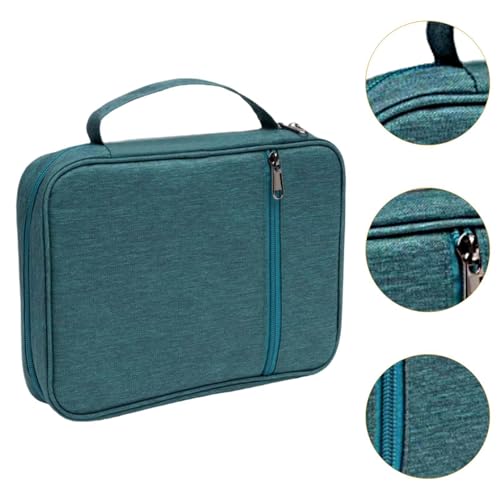 Étui de protection pour Bible imperméable vert avec poignée et compartiments de rangement - 2