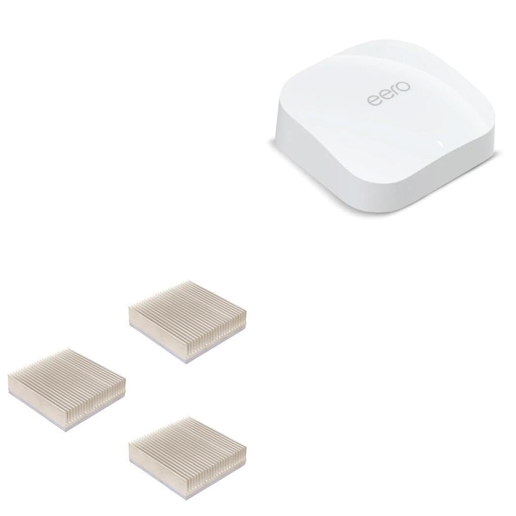 Disipador térmico para Eero Pro 6E BoxWave TemperaCool de aluminio refrigerante de 3 piezas 6