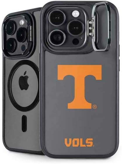 Skinit Kickstand Phone Case Compatible with iPhone 16 Pro Max - Officially Licensed University of Tennessee-Knoxville T Logo Vols on Gray Design