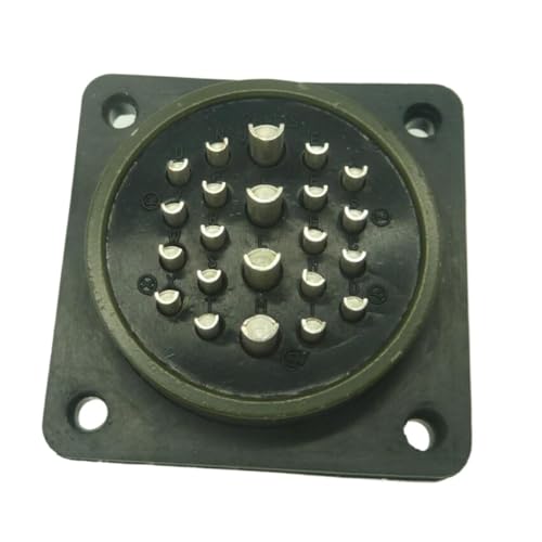 Conector MS3102A28-11S con orificio de zócalo cuadrado de 4+18 pines