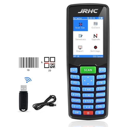 Wireless Barcode Scanner with LCD Screen
