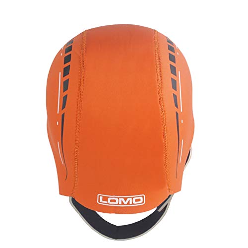 Lomo Neoprene Swimming Cap – Orange (Medium) – BigaMart