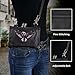 Hip Purse For Women Leather Leg Purse for Biker Pink Eagle Embroidery Fanny Pack Waist Pack Motorcycle Leg Bag Leather Belt Pouch Crossbody Belt