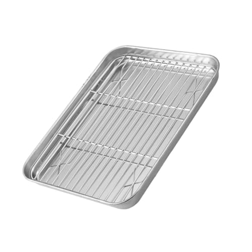 Plaque de cuisson acier inoxydable : plateau antiadhésif multifonctionnel
