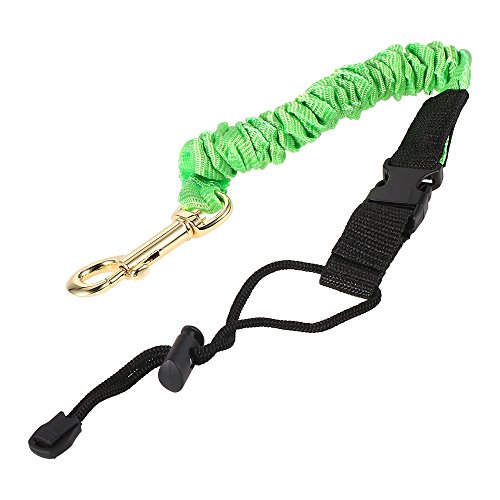 DECDEAL : Elastic Paddle Leash Kayak Canoa Segurança Vara de Pesca Barcos a Remos Coiled Cordão Tie